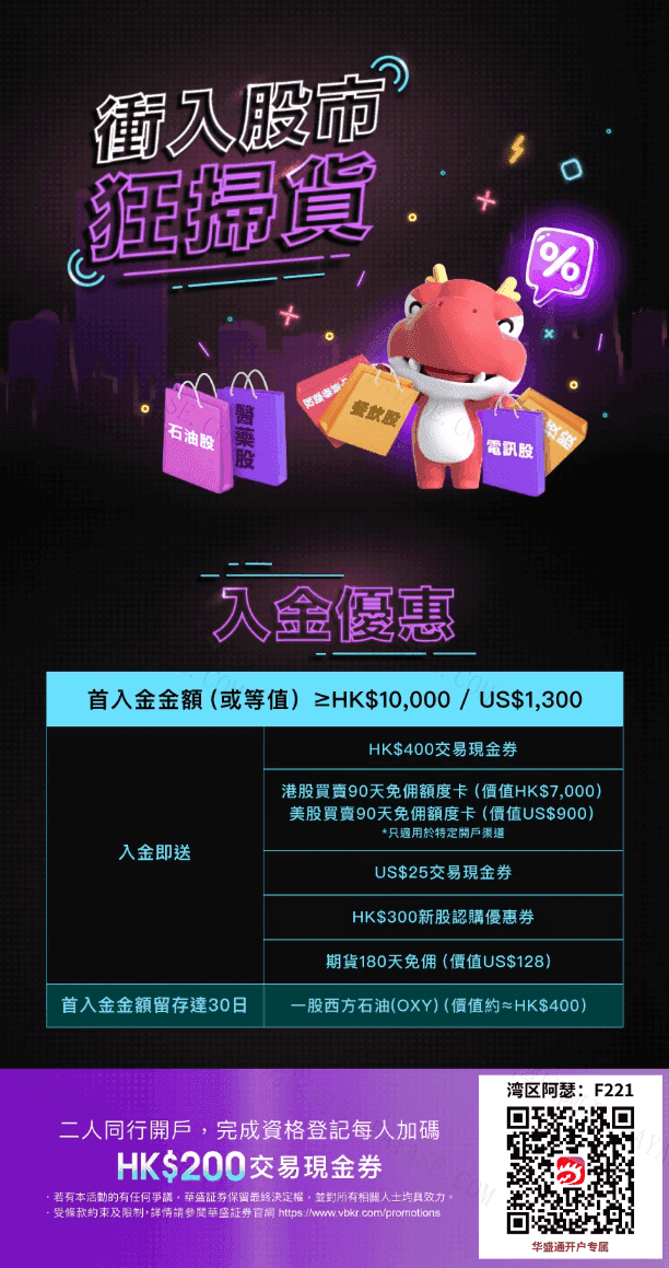 华盛通新户礼