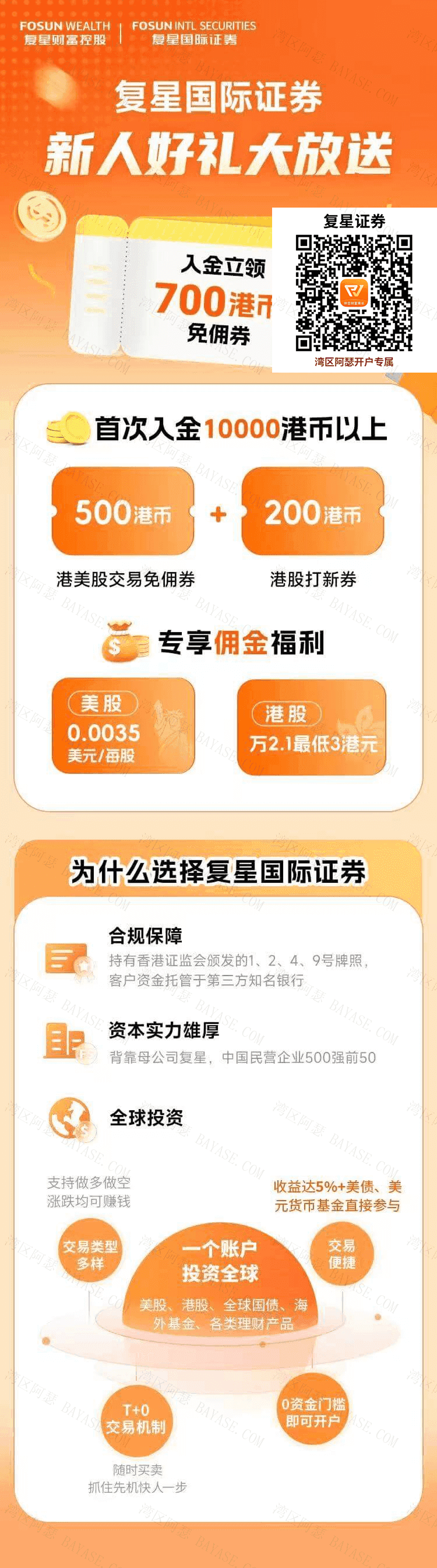 复星证券新户礼海报
